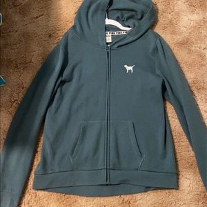 Pink victoria secret zip up jacket